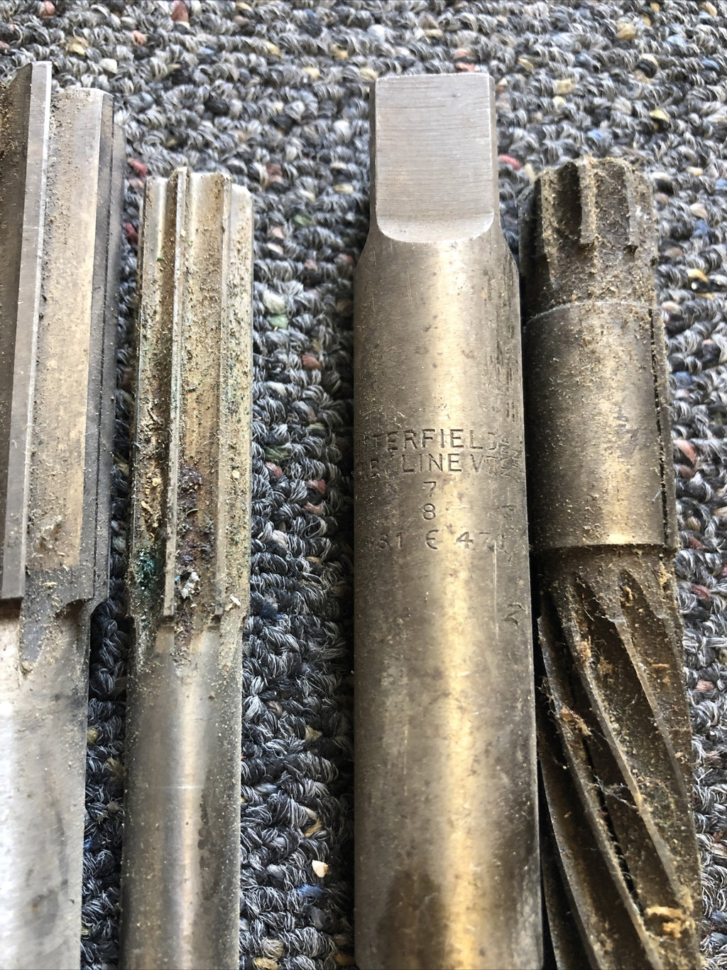 Vintage Lot Of 11 Drill Bits Union Twist Derby Line Etc5