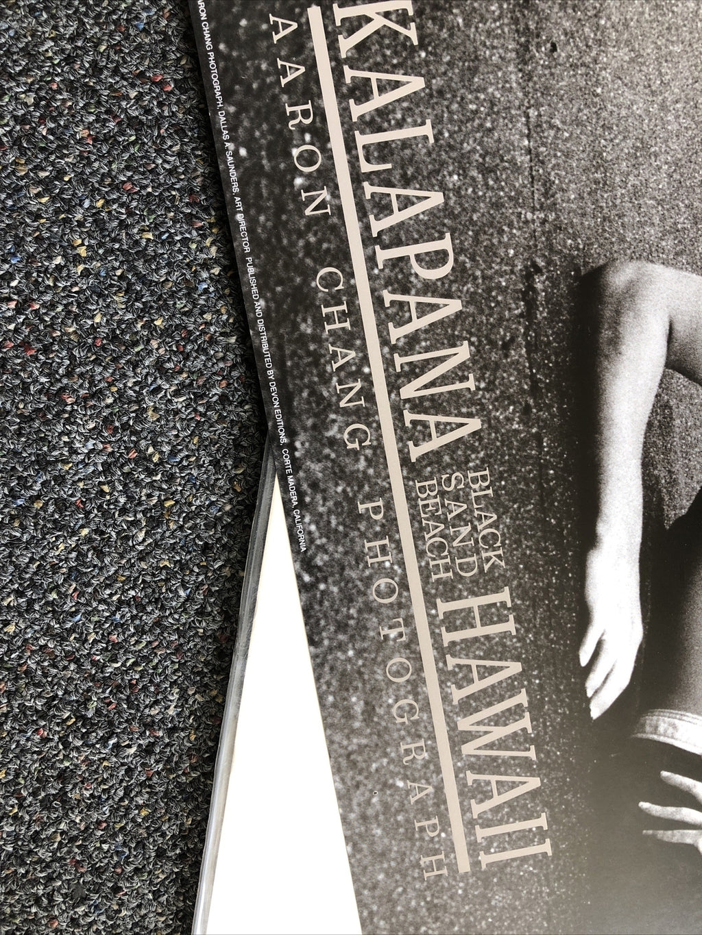 Kalapana Black Sand Beach Poster 24”x36” - Aaron Chang Photographer2