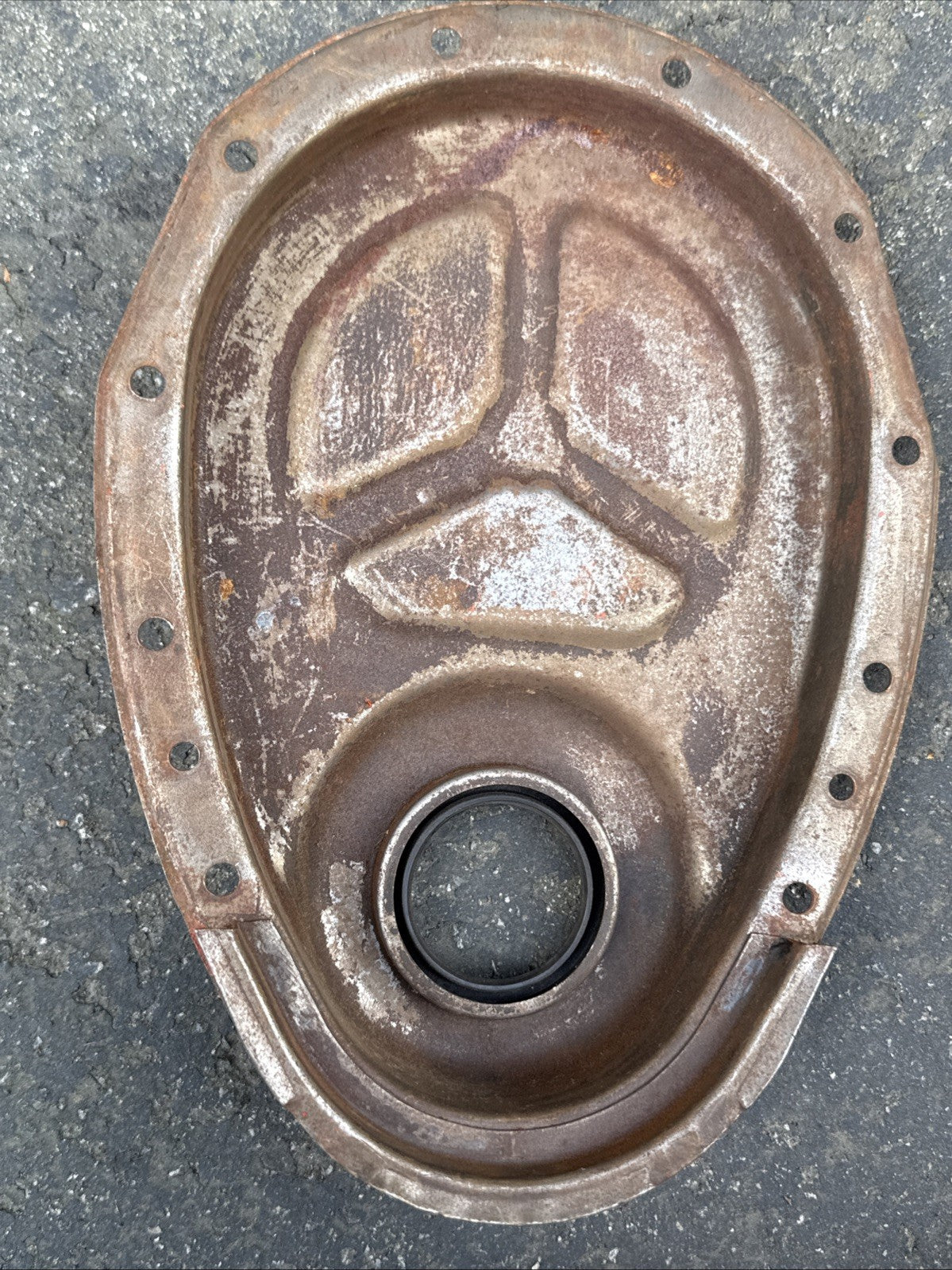 Orig GM 1966-67 Camaro Z28 302 Timing Chain Cover Dated 12-664