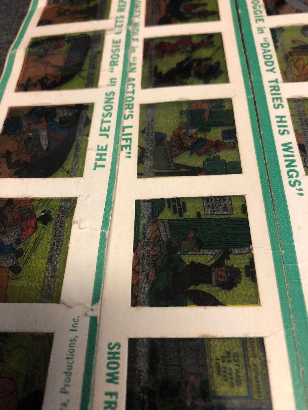 Kenner Color Slides 1963 Casper Bozo Flinstones Magoo Capt Kangaroo Etc 6 Lot1