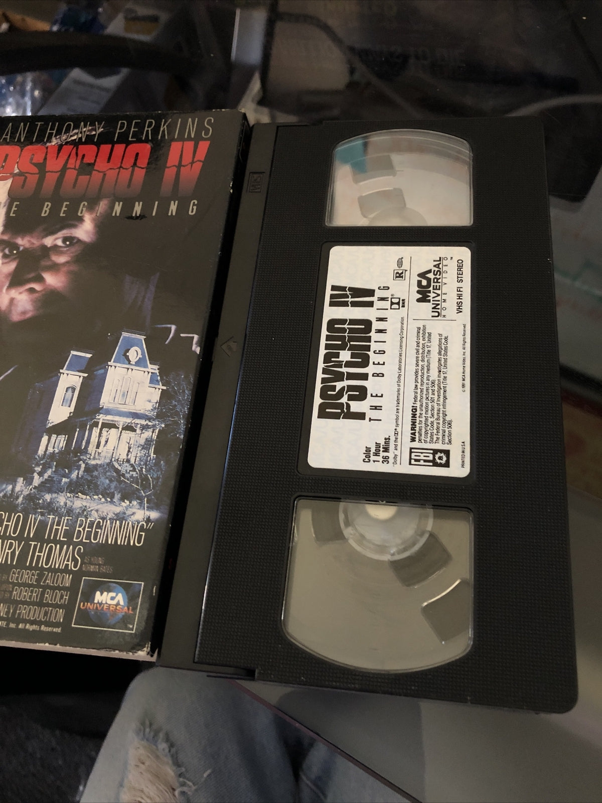 Psycho IV The Beginning [VHS, 1990] Anthony Perkins Horror2