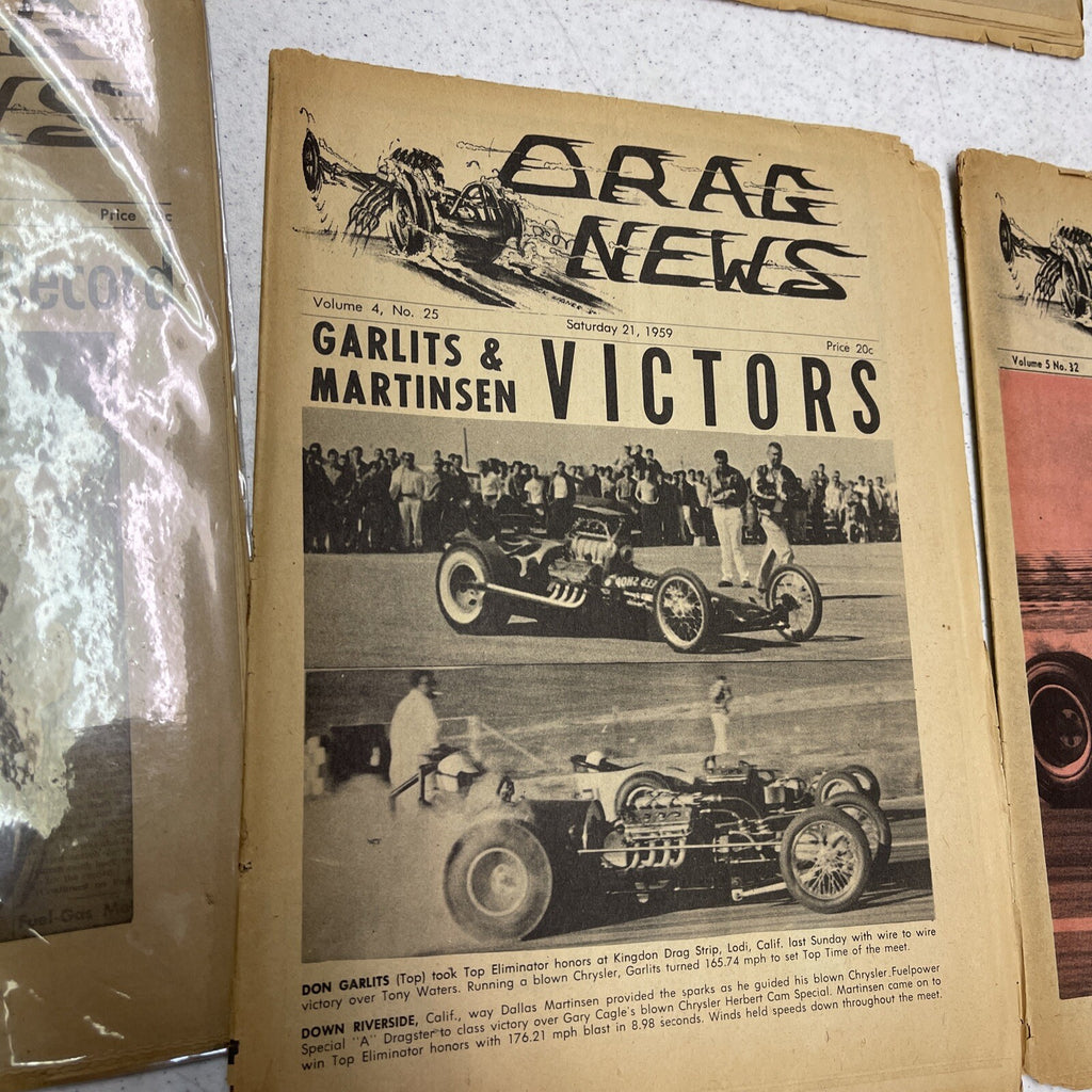 Lot Of 7 Drag News All 19596