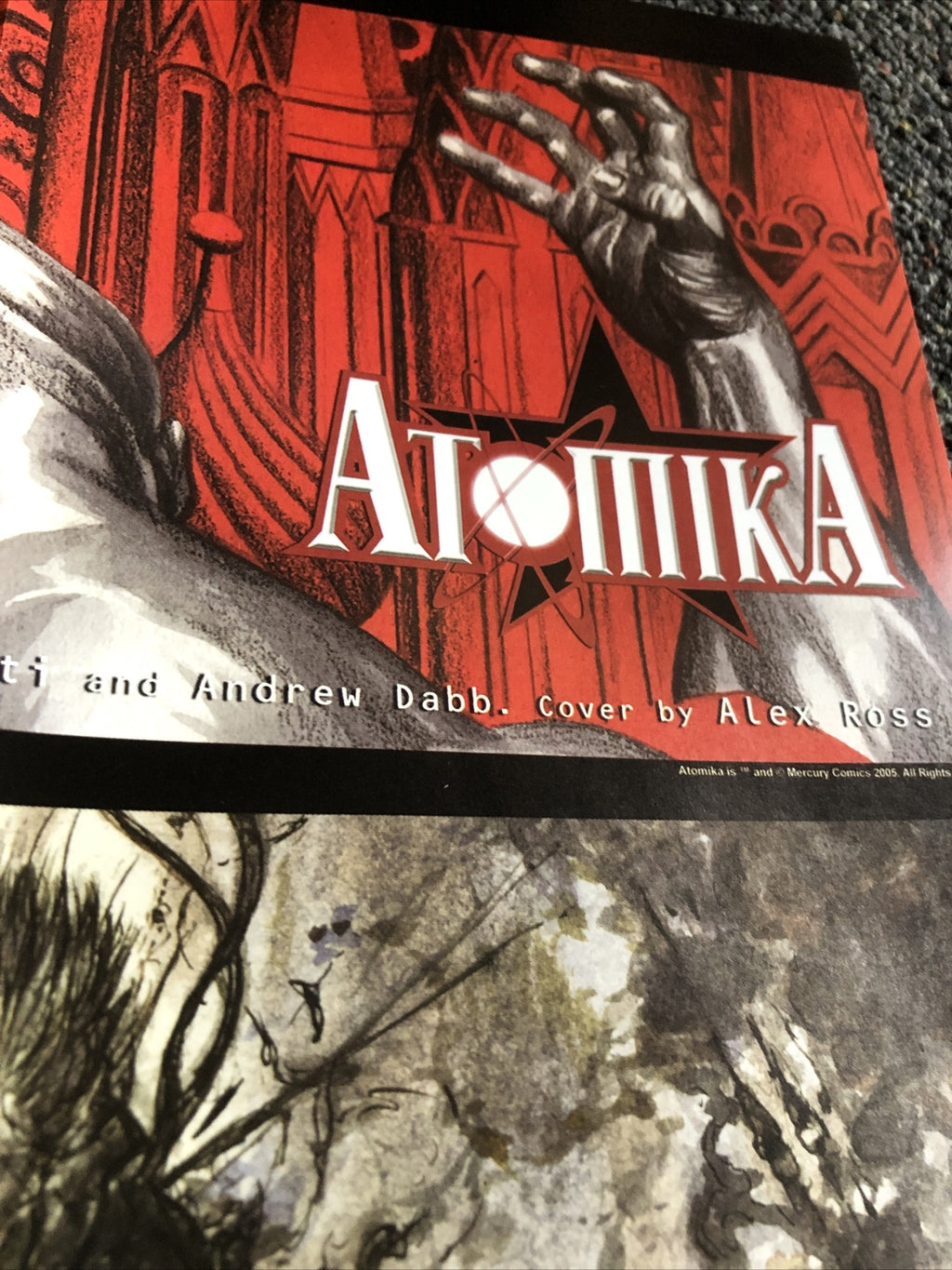Atomika- Yoshitaka Amanos Hero- The Grimoire 18”x12”5