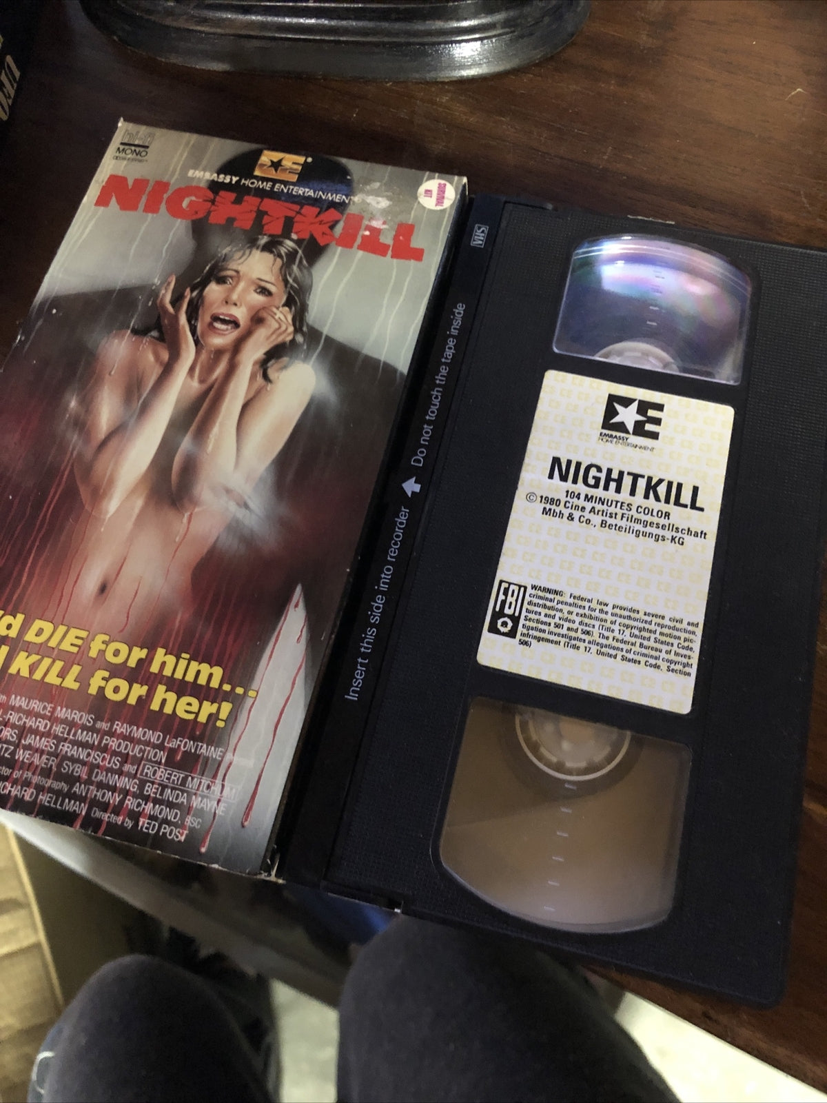 Nightkill - VHS 1987 Jaclyn Smith, Mike Connors Vintage Cult Horror3