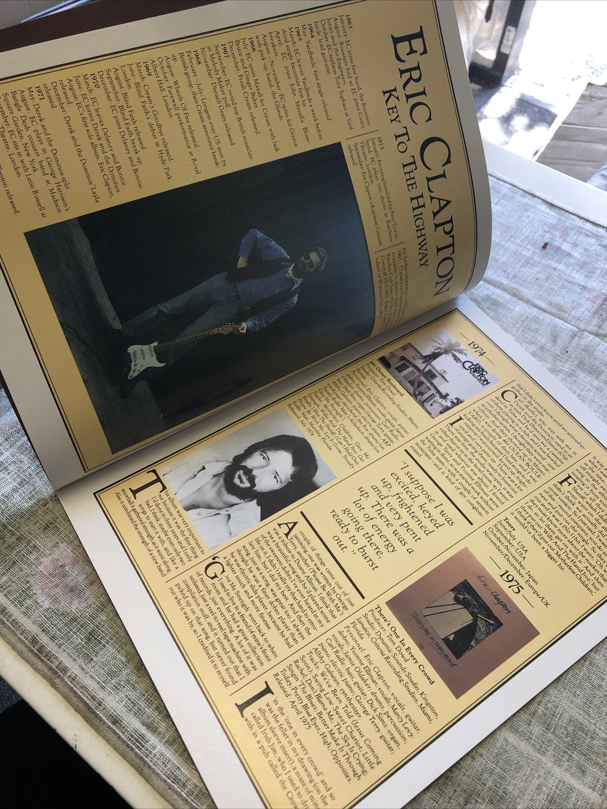 Eric clapton 1979 North American Tour Official Programme3
