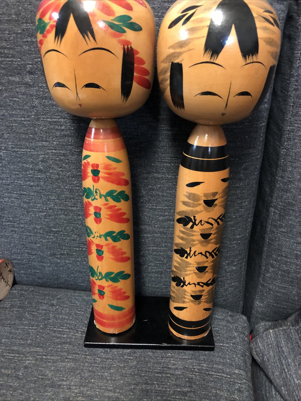 japanese kokeshi old doll vintage traditional 12 inch big sato tosio4