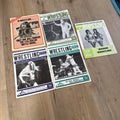 Lot of 5 Vintage 1960s-70s Wrestling Magazines Action Big Time Women Wrestlers0