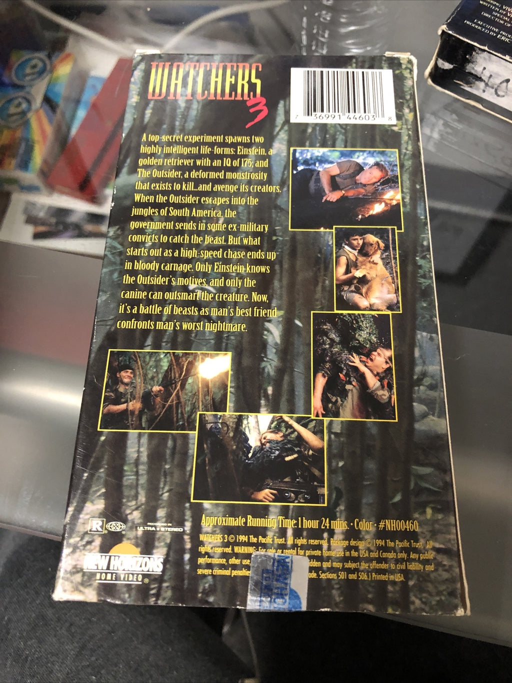 WATCHERS 3  Dean Koontz New Horizons 1994 VHS  RARE Horror1