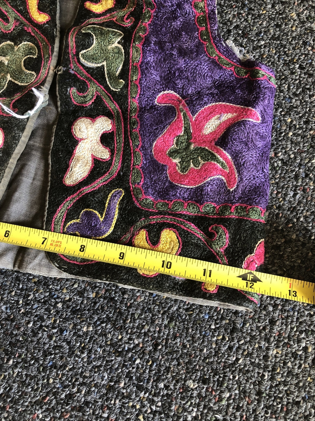 Vintage Handmade Small Asian Vest4