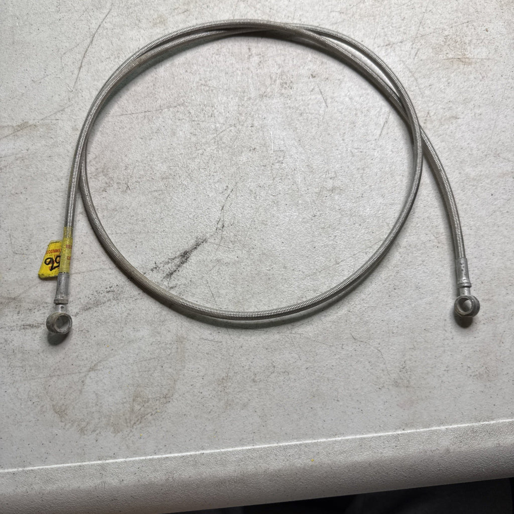 Vintage Earls 56” Stainless Steel Braided Hoses w/ Banjo Fittings Scta Racing0