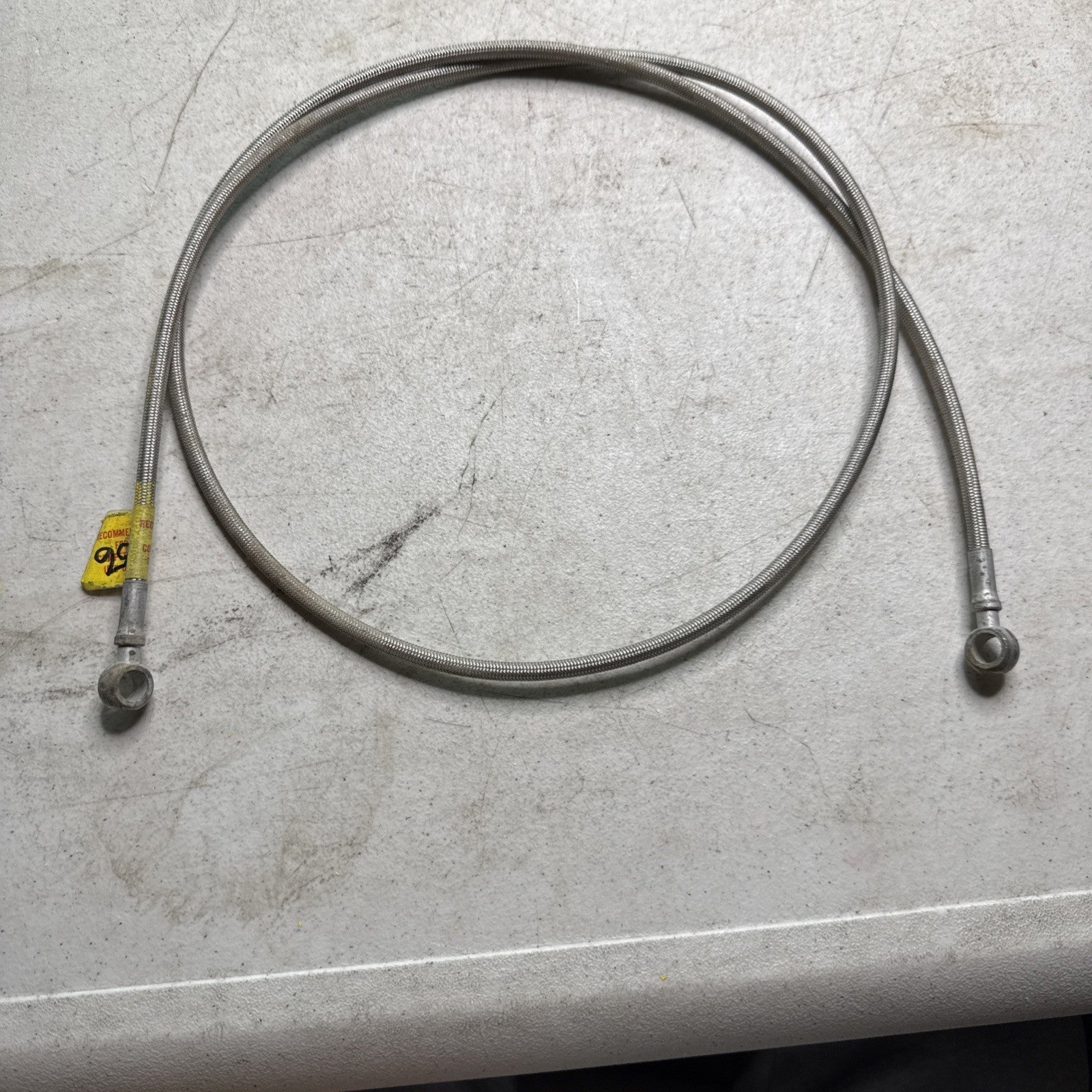 Vintage Earls 56” Stainless Steel Braided Hoses w/ Banjo Fittings Scta Racing0