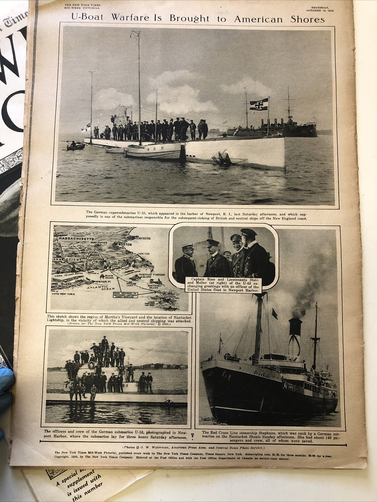 Lot 4: NEW YORK TIMES MID WEEK PICTORIAL MAGAZINE 1915-1917 WWI WAR NEWS PHOTOS9