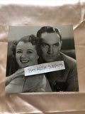 Rare Original Unpublished Photo Of Janet Gaynor & Frederic March 6”x6”0