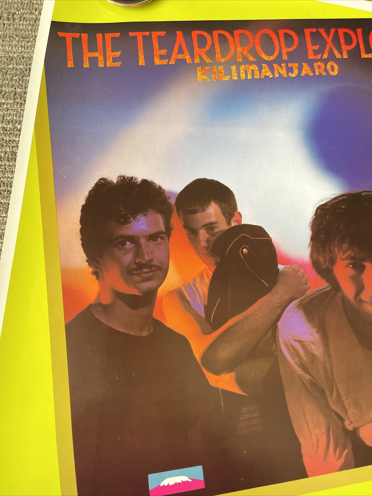 #147 1981 THE TEARDROP EXPLODES ROCK PUNK TOUR Record Store Promo Poster5