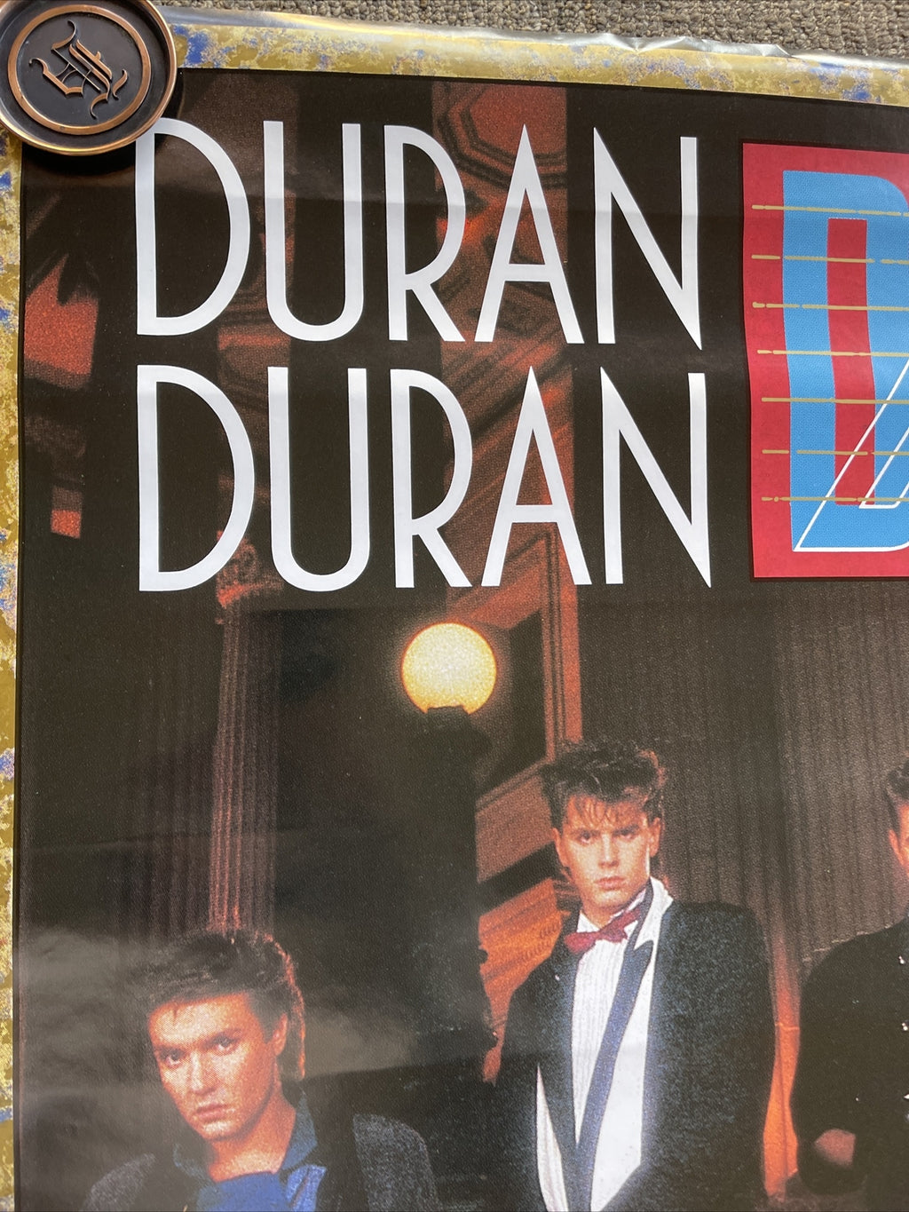 #175 1983 Duran Duran Ragged Tiger Record Store Promo Poster 24” X 35”4