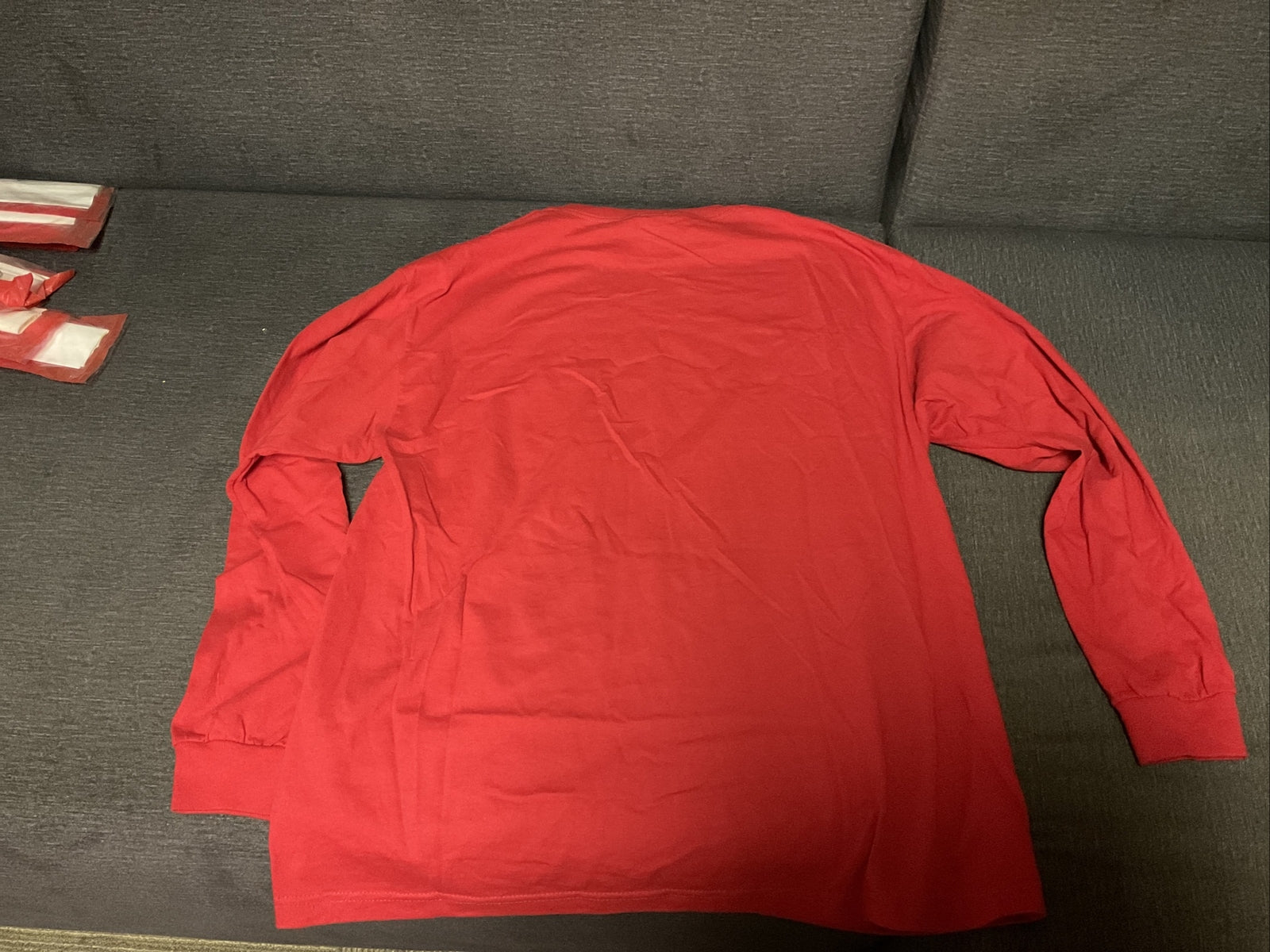 Texas Rangers MLB Classic Red Rangers Baseball Club XL Long Sleeve Shirt3
