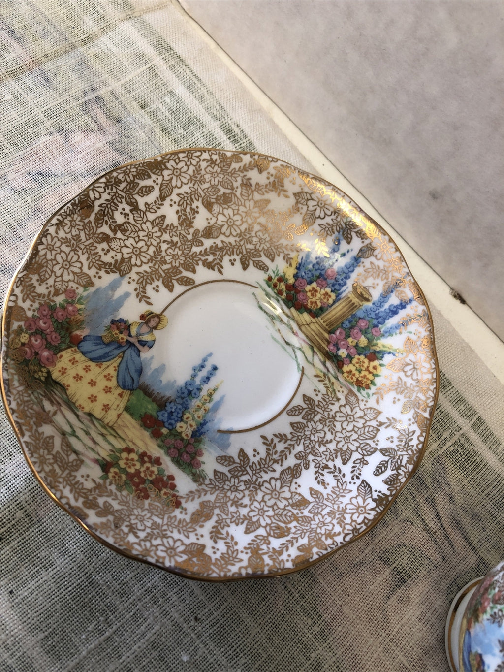 COLCLOUGH Bone China Cup And Saucer Made In England1
