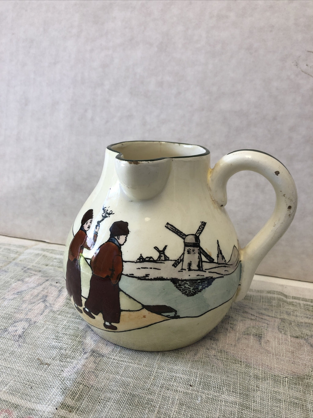 Vintage Haag Creamer Pitcher Made in Austria 5”x6”0