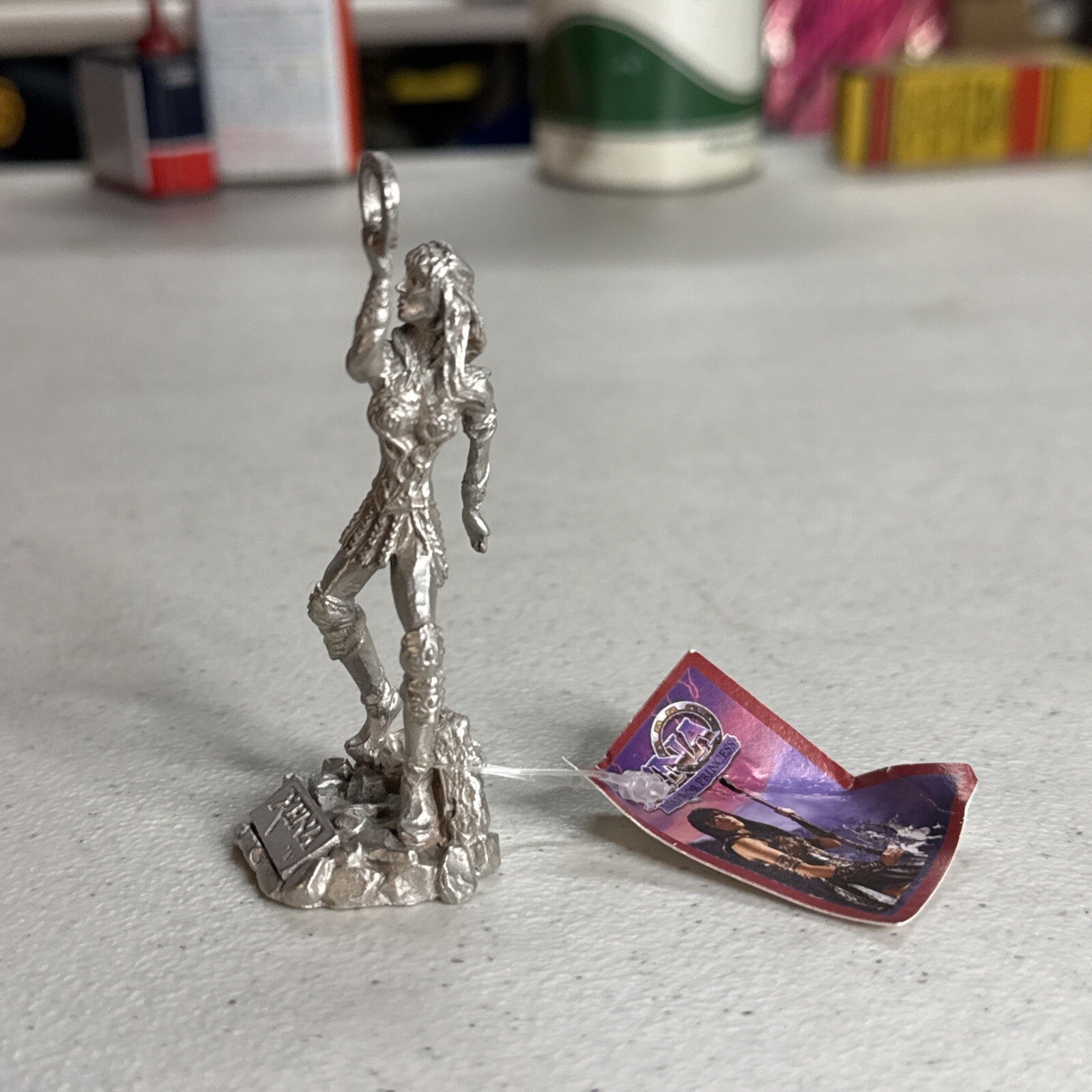 Xena Warrior Princess Pewter Statue Figure Figurine 3.5" Comstock Creations4