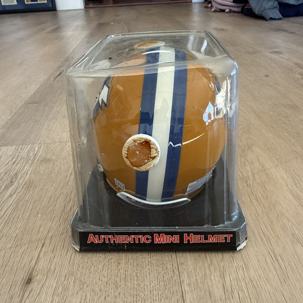 1983-85 USFL UNSIGNED MINI HELMET OAKLAND INVADERS3