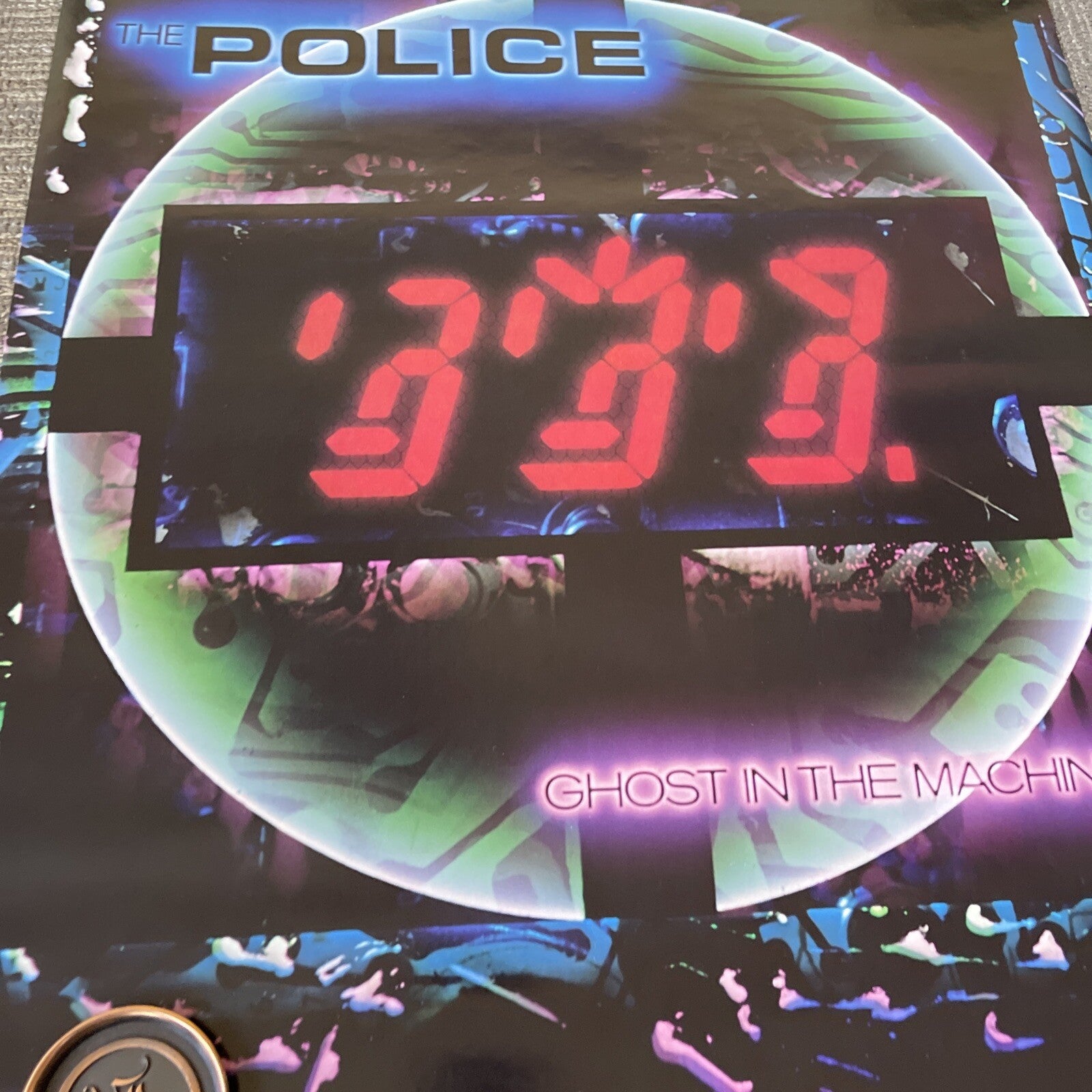 #61 1981 THE POLICE Ghost In The Machine Record Store Promo Poster3