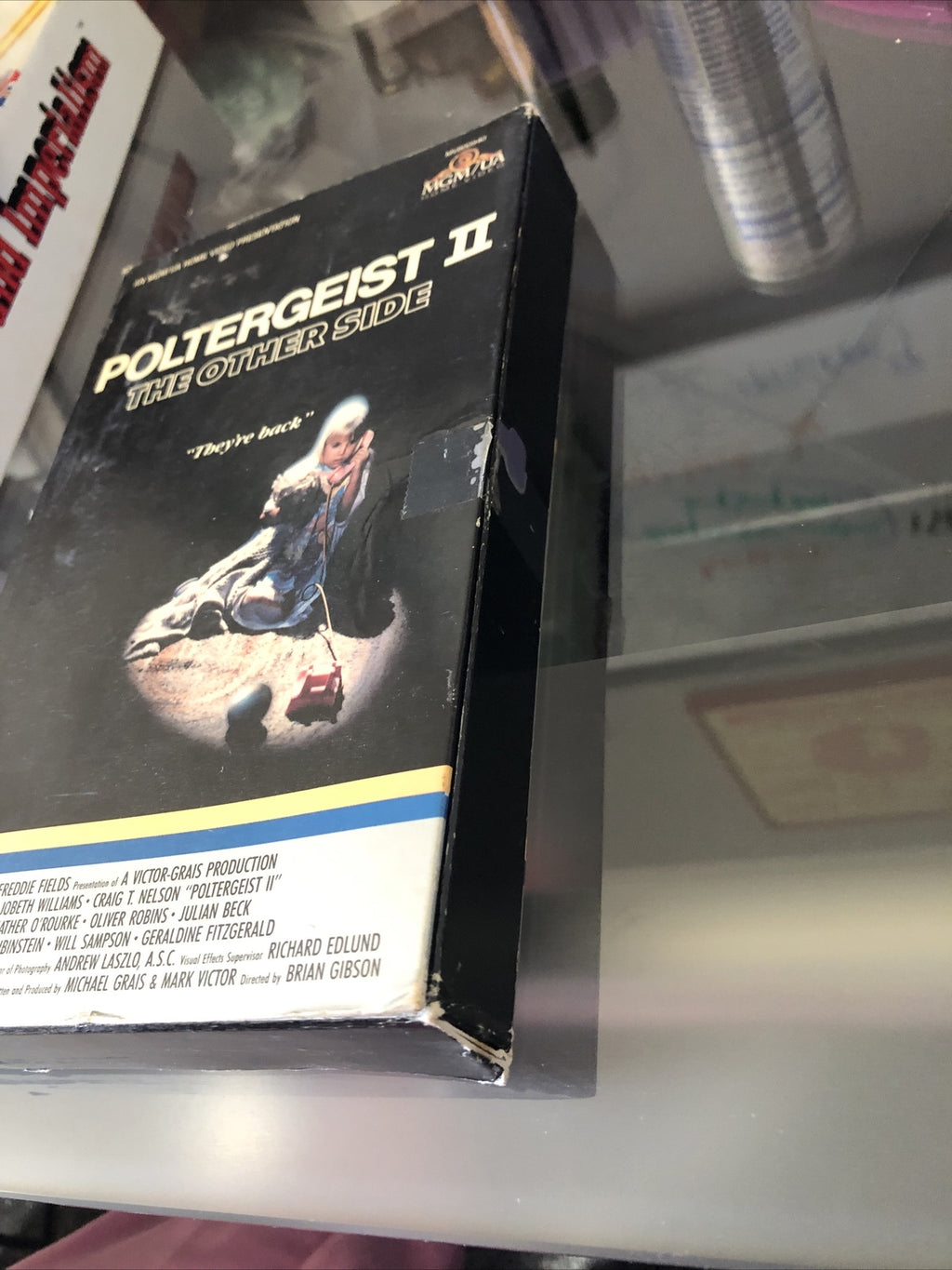 Poltergeist II: The Other Side VHS (1986 MGM/ UA Home Video Big Box release)2