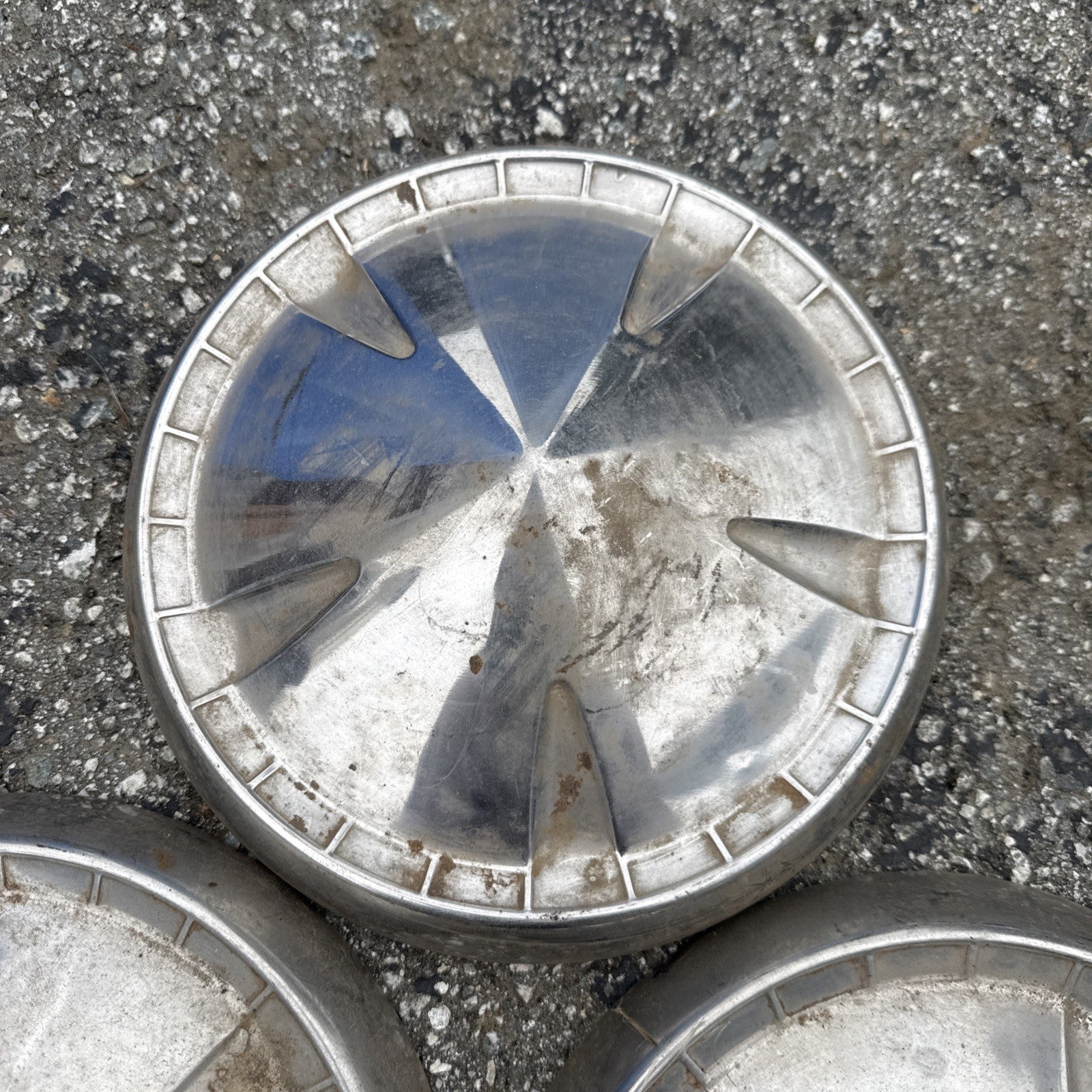 (3) Ford Mustang Galaxie Gran Torino Thunderbird Fairlane 10" Dog Dish Hub Cap3