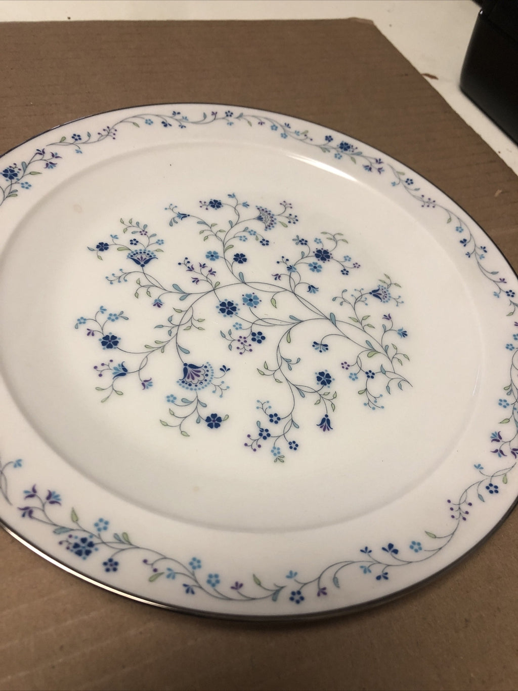 Noritake Ivory China #7164 Serene Garden Lot Of 2 Plates Salad & Desert Plate6