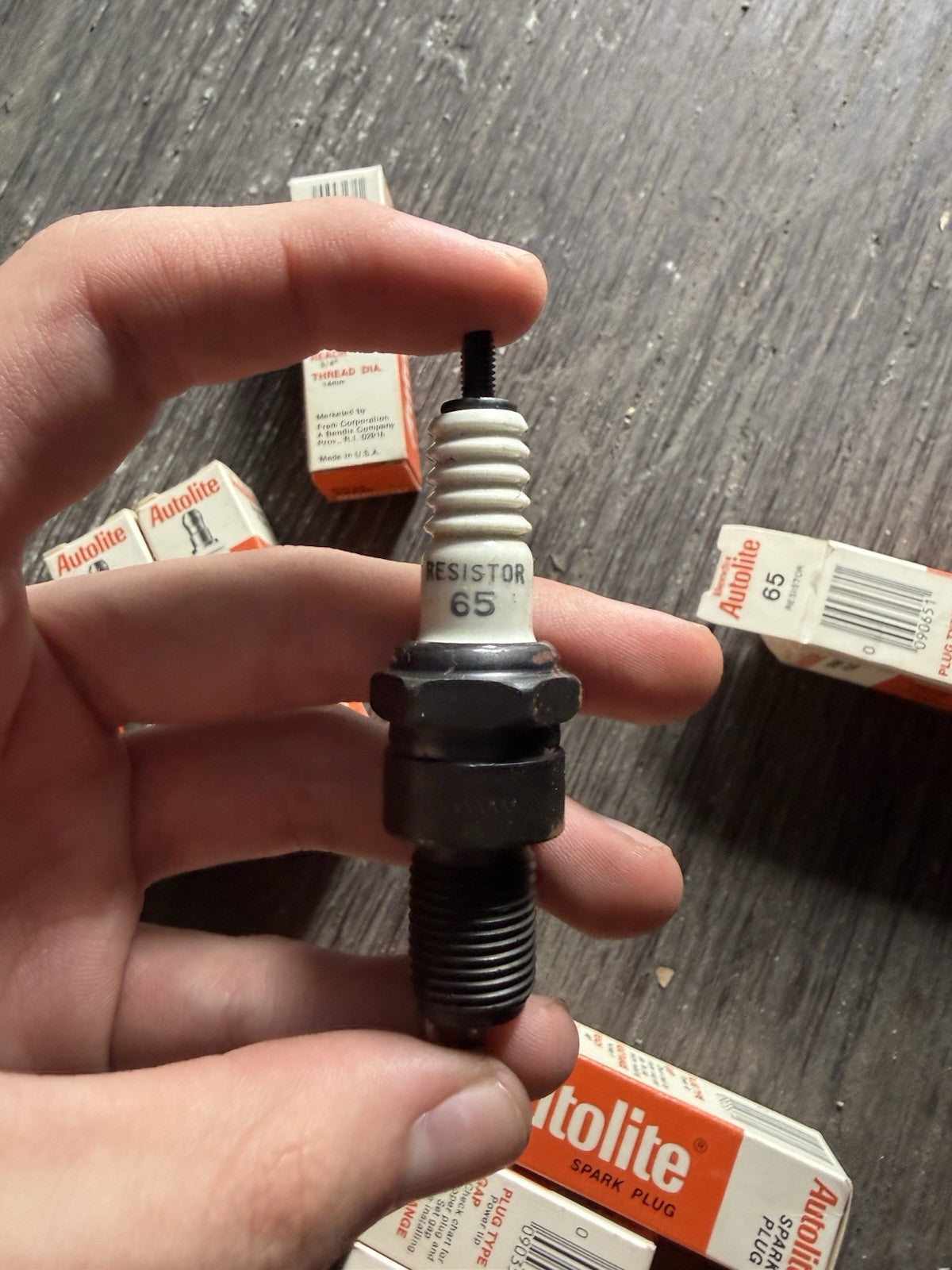NOS Motorcraft Autolite 65 Spark Plugs Lot Of 42
