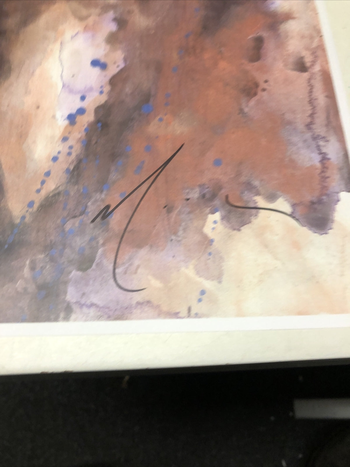Signed Kabuki Art Print watercolor Style MACK Modern3