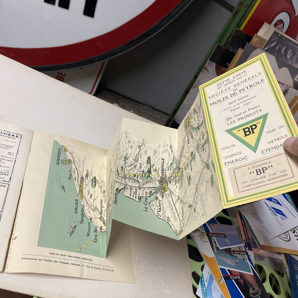 1924 Imperial Air Union AIRLINE TIMETABLE &  Aviation Guide Book In One Rare!!4