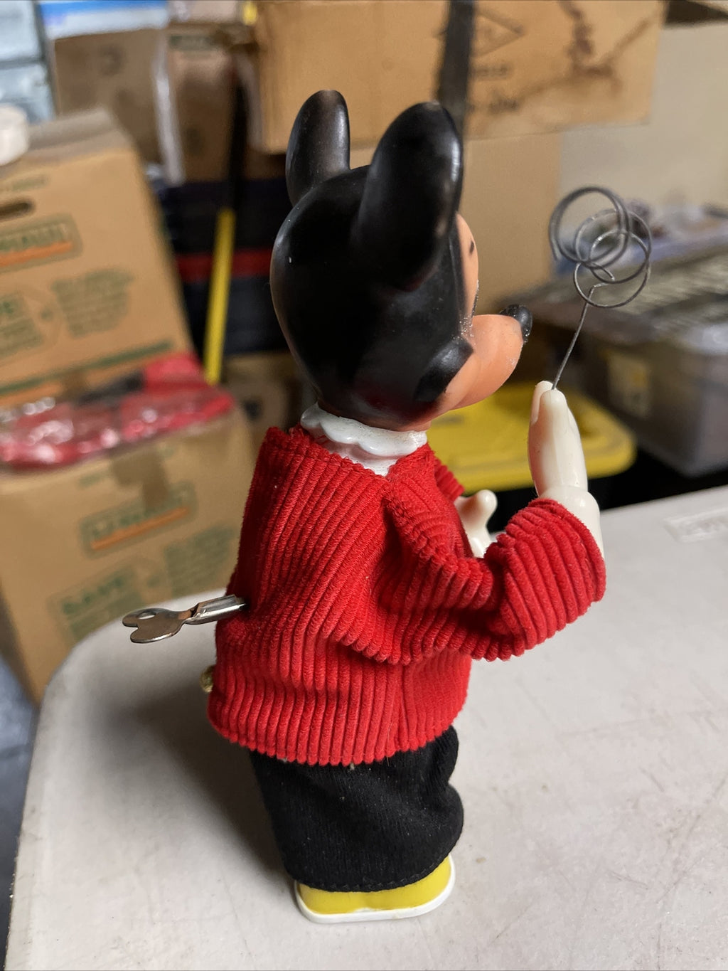 Vintage Mickey Mouse Wind-up Toy Walt Disney Carl Original Germany Not Marx1