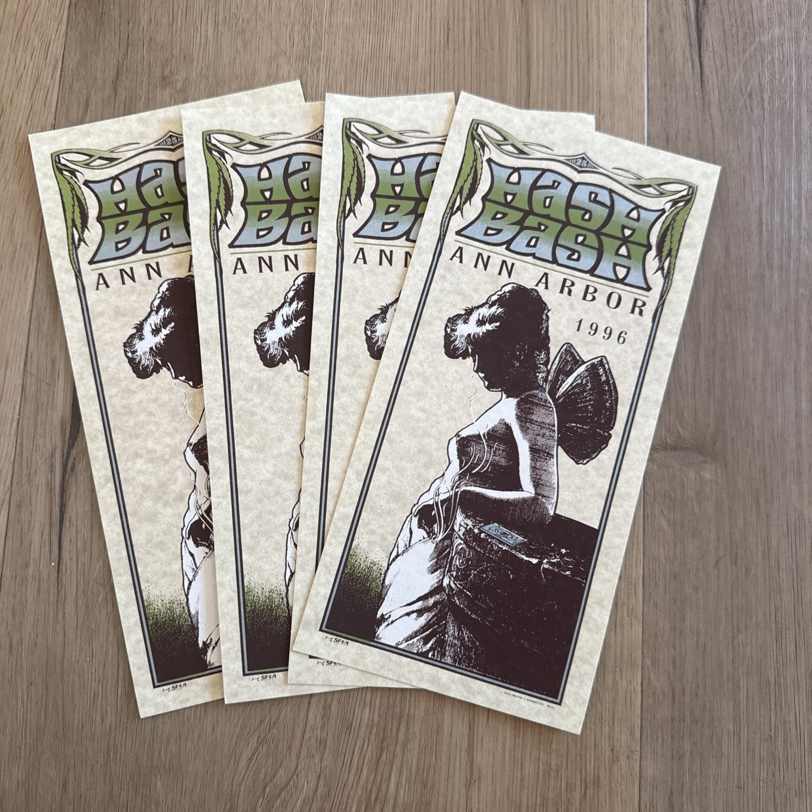 Lot 2! Hash Bash 1996 Handbill Ann Arbor Mark Arminski Marijuana Pot Festival 0