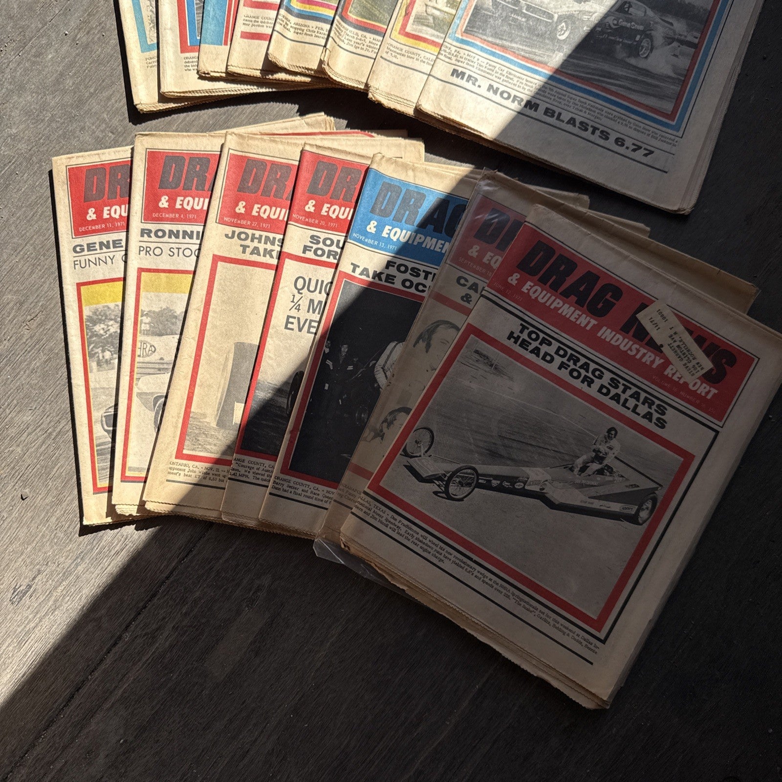 Vintage Drag News Magazine 1971 Volume 17-16  Drag Racing NHRA Don Garlits Lot1