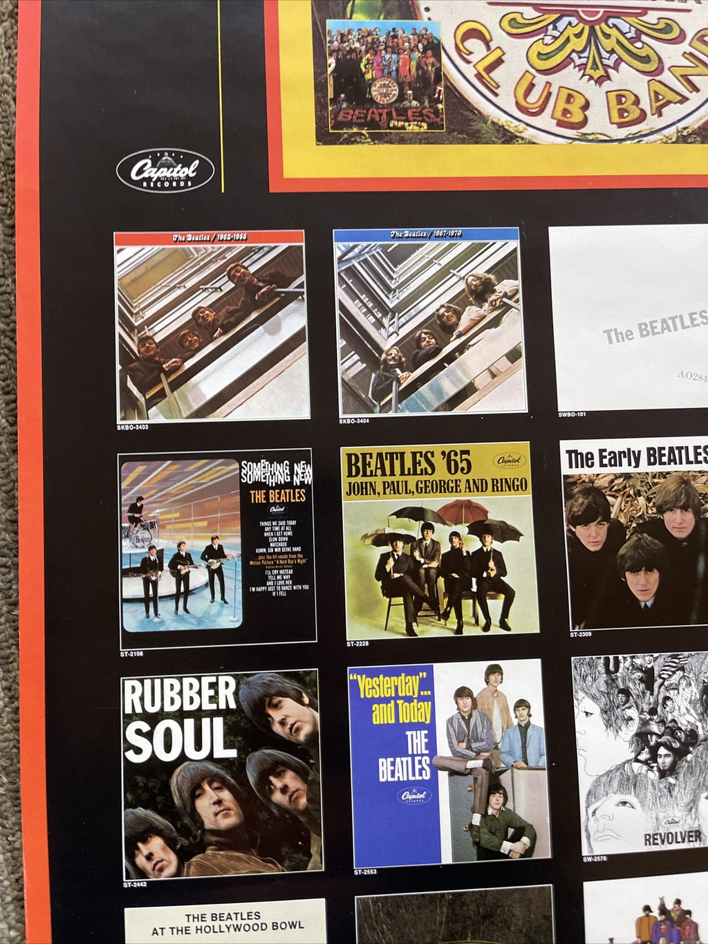 #30 1978  Sgt Peppers Lonely Hearts Club The Beatles Record Store Promo Poster4