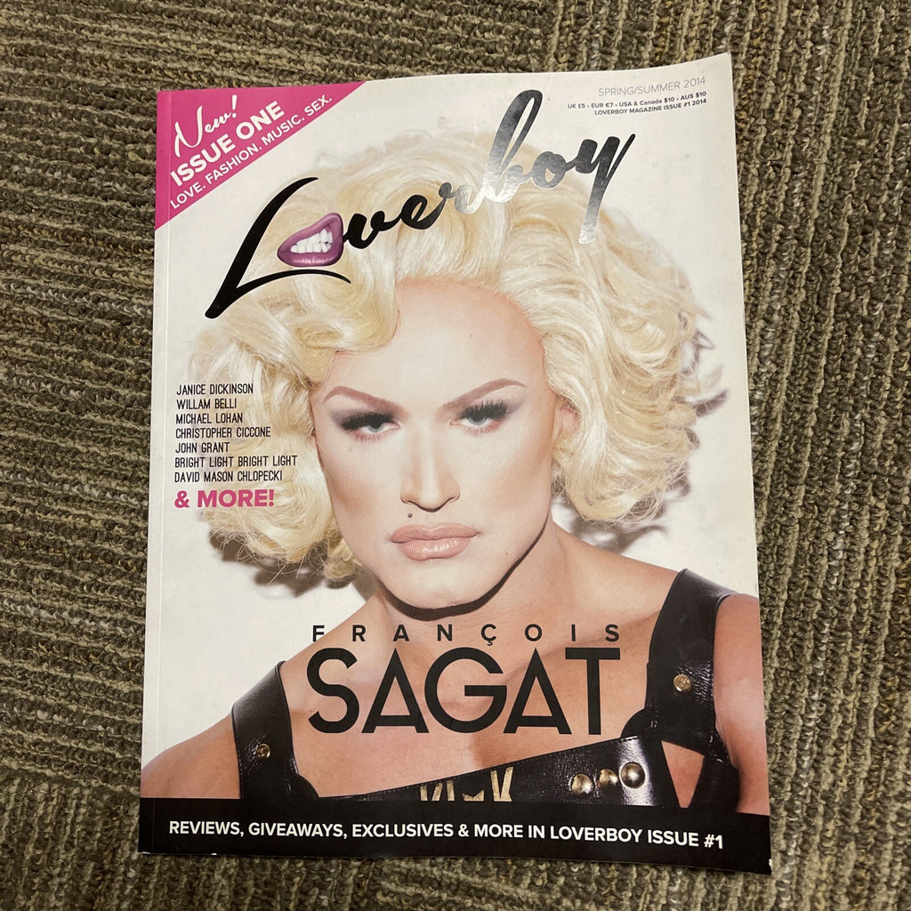 Loverboy Magazine #1 FRANCOIS SAGAT Love Fashion Music Sex Gay Interest0