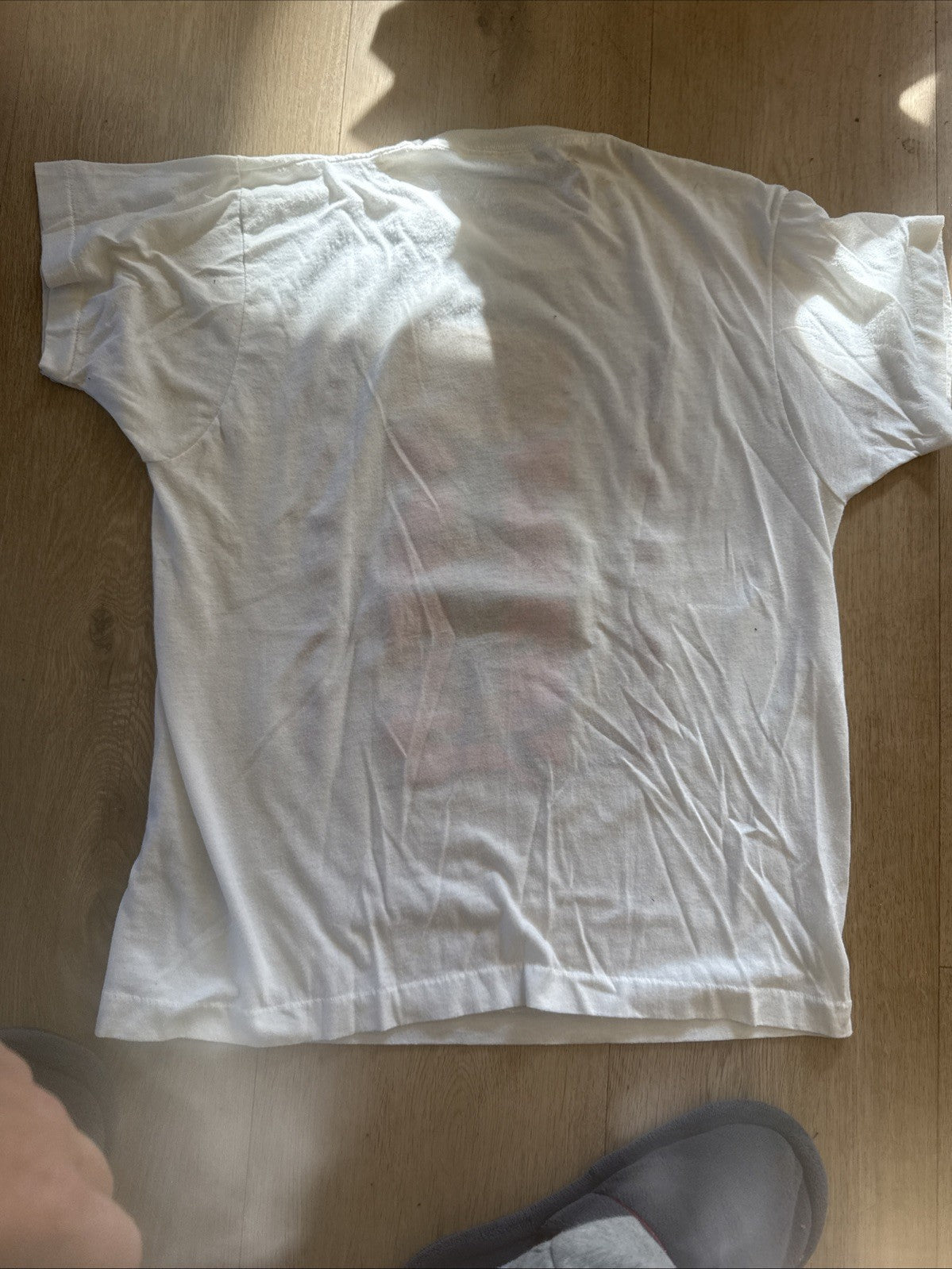 Vintage 80s MC Hammer Too Hot To Touch Tour Concert Rap T-shirt Size L White10