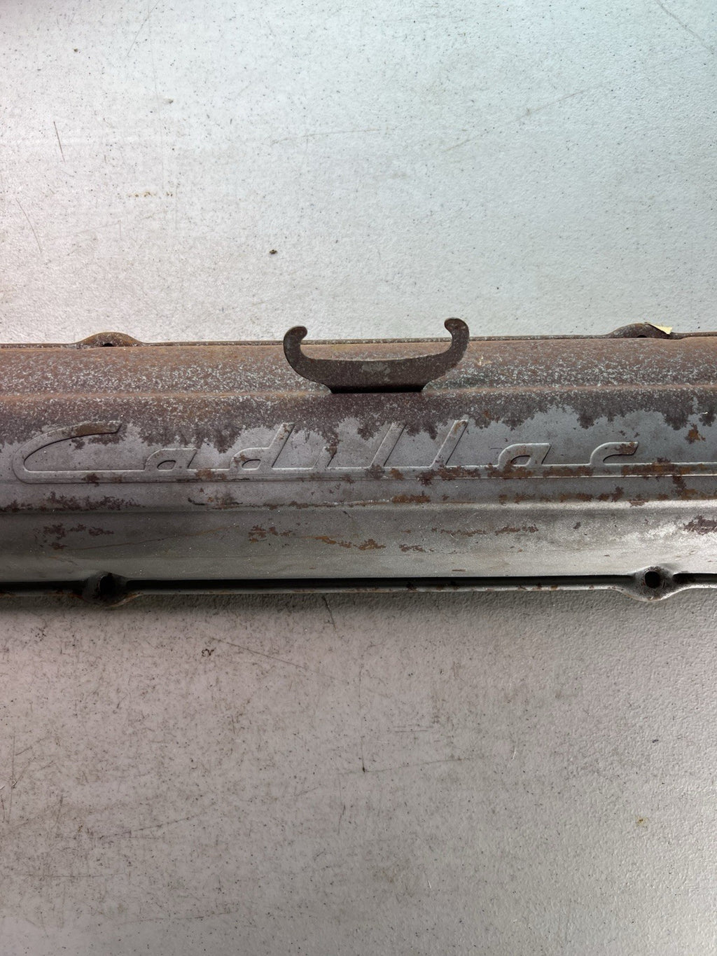 Vintage Cadillac Script Valve Cover – Single – Original – Rat Rod1