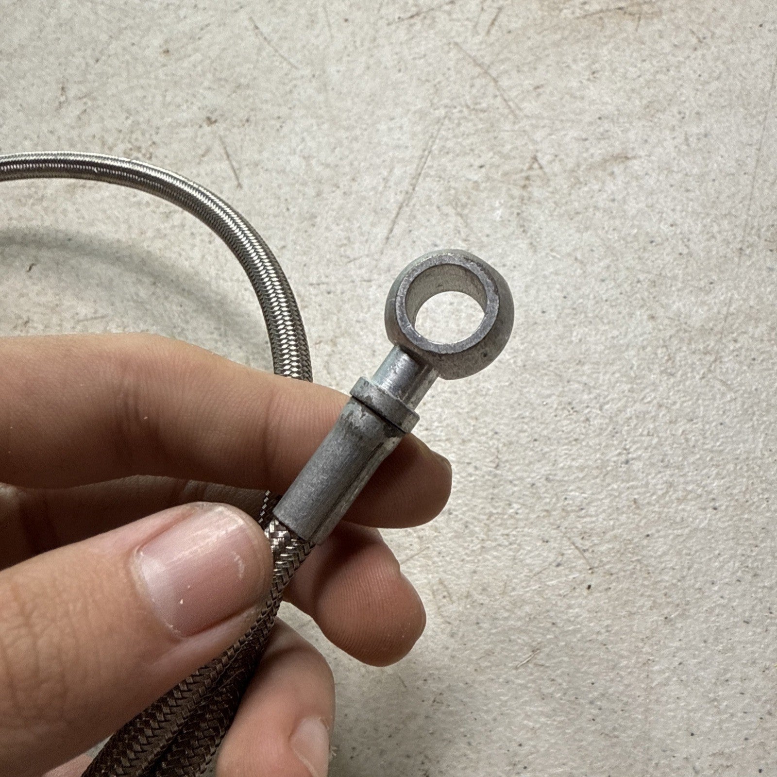 Vintage Earls 40” Stainless Steel Braided Hoses w/ Banjo Fittings Scta Racing2