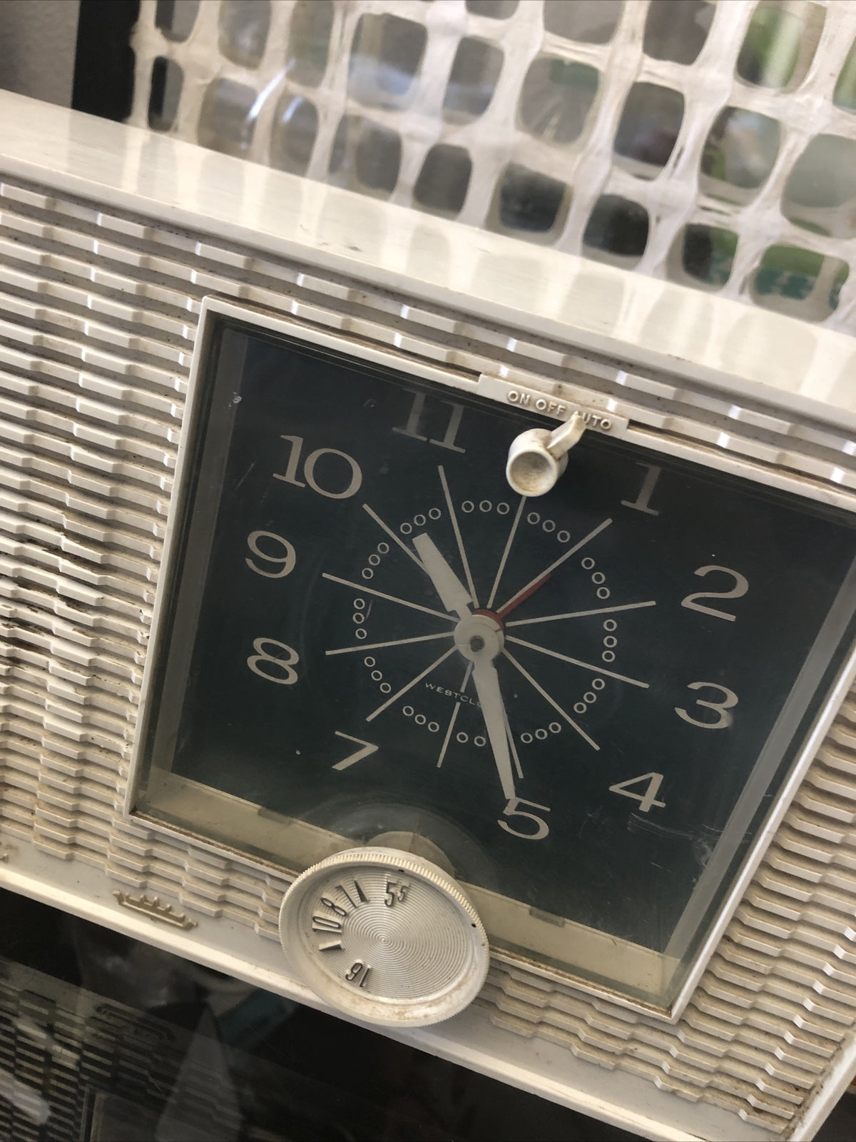 Vintage Admiral Radio Westclox Alarm Clock Electric1