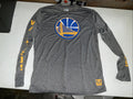 Golden State Warriors NBA Net-Dri Polyester Gray Embellished Long Sleeve SizeL 0