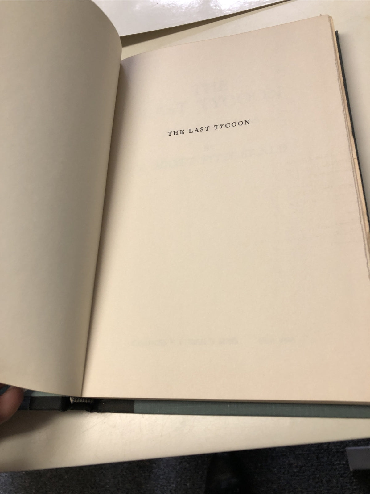 The Last Tycoon by F. Scott Fitzgerald Charles Scribner's Sons Hardcover (1969)3