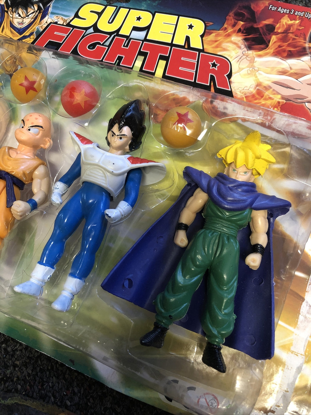 SUPER FIGHTER Anime Toy Lot Action Figures Set Of 6 Complete Detached From Card6