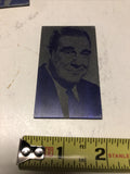 Antique Metal Printing Plate Block Photo Negative 2x3 Inch” Middle Age Man Suit0