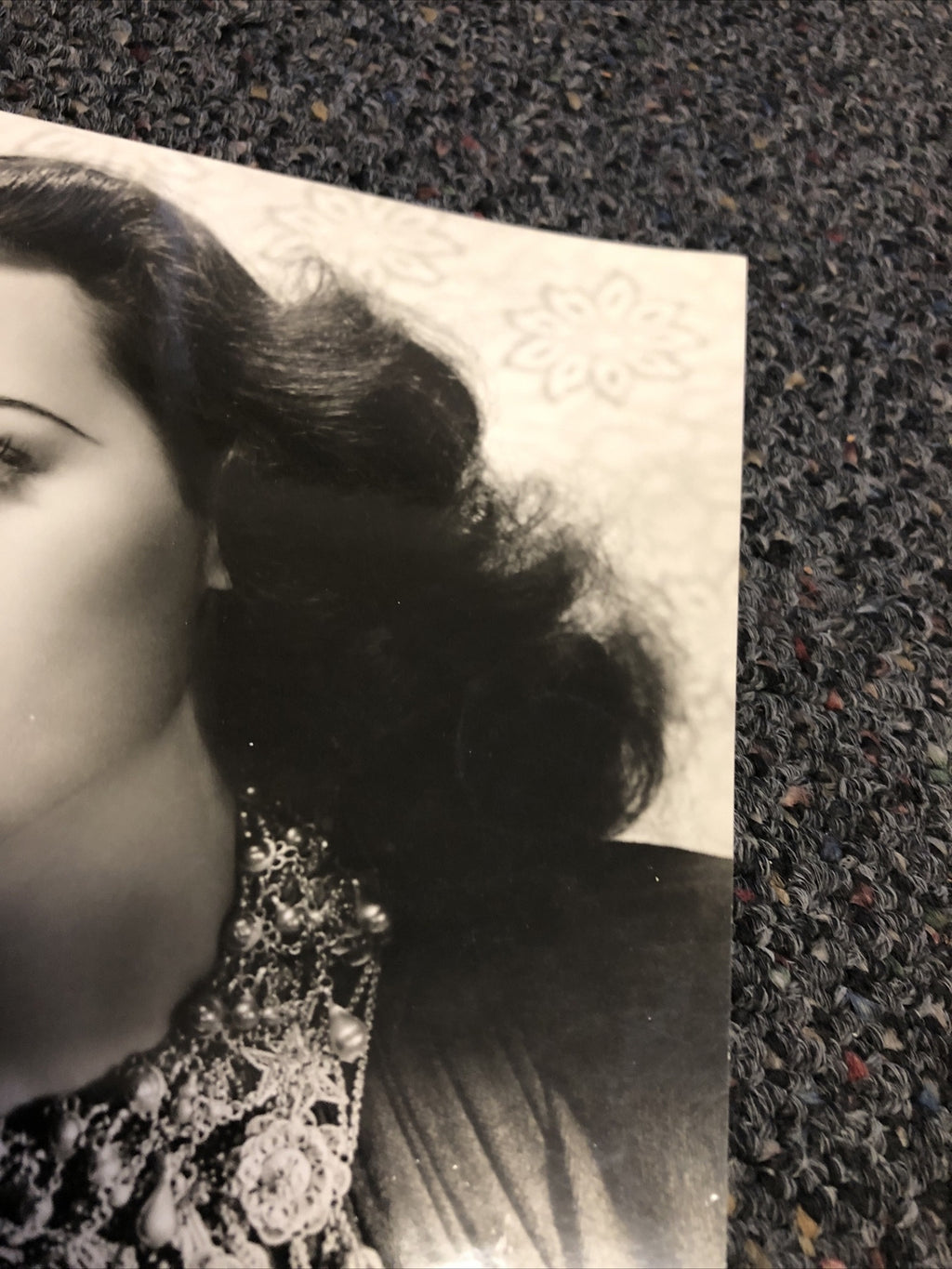 Rare Original Unpublished Photo Of Hedy Lamarr Glamour Shot 9”x6.5”3