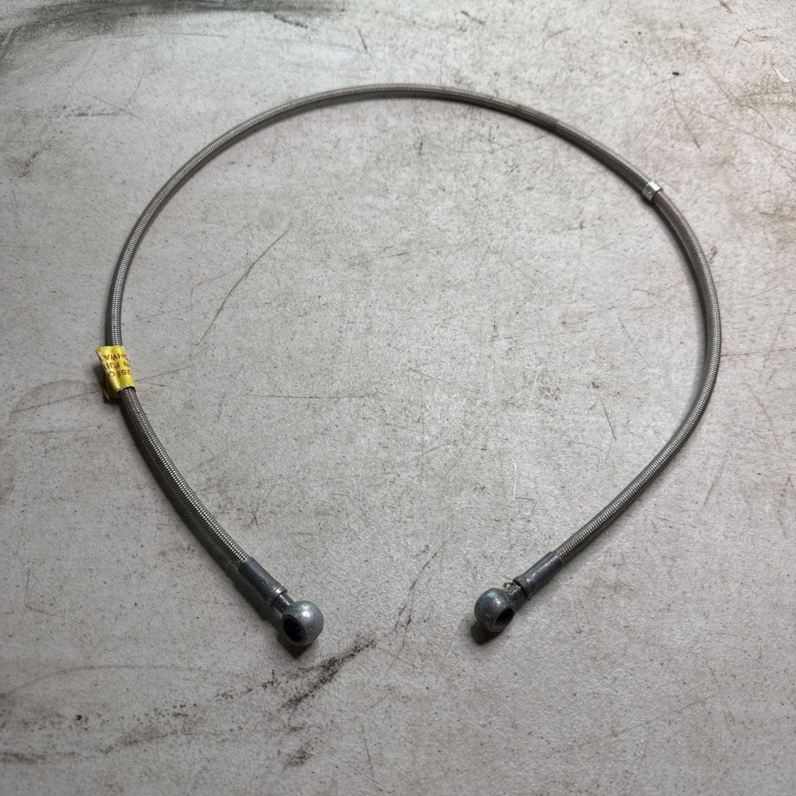 Vintage Earls 24” Stainless Steel Braided Hoses w/ Banjo Fittings Scta Racing1