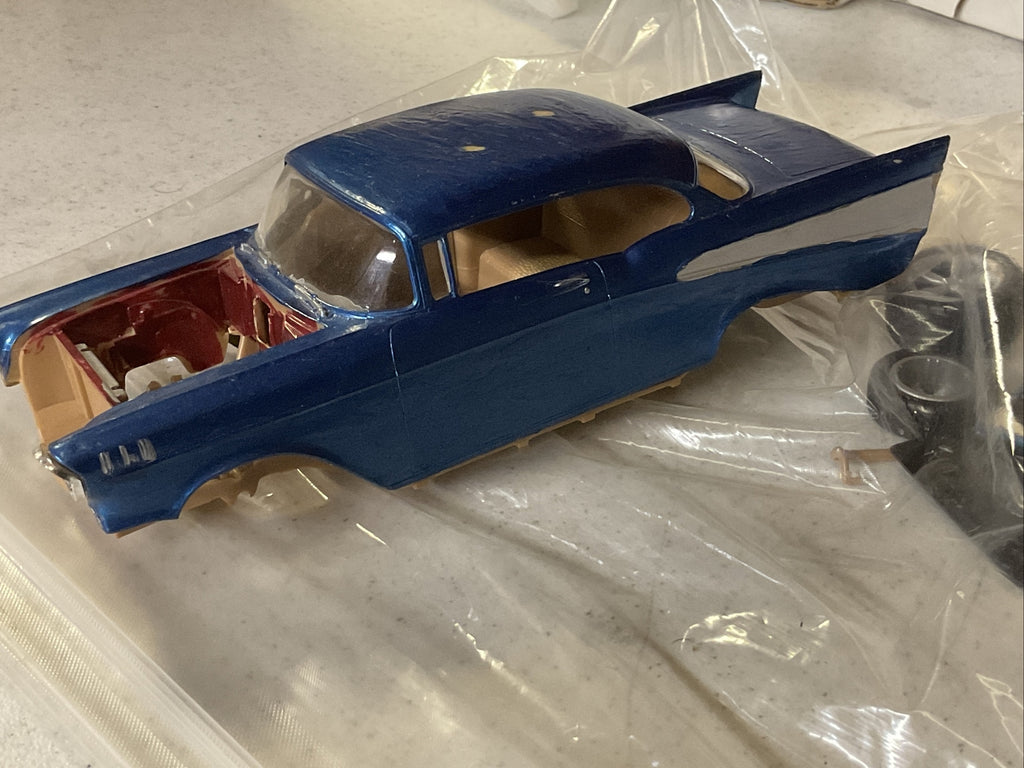Vintage model car junkyard F/C Restoration Lot 57 TBird, Ford8