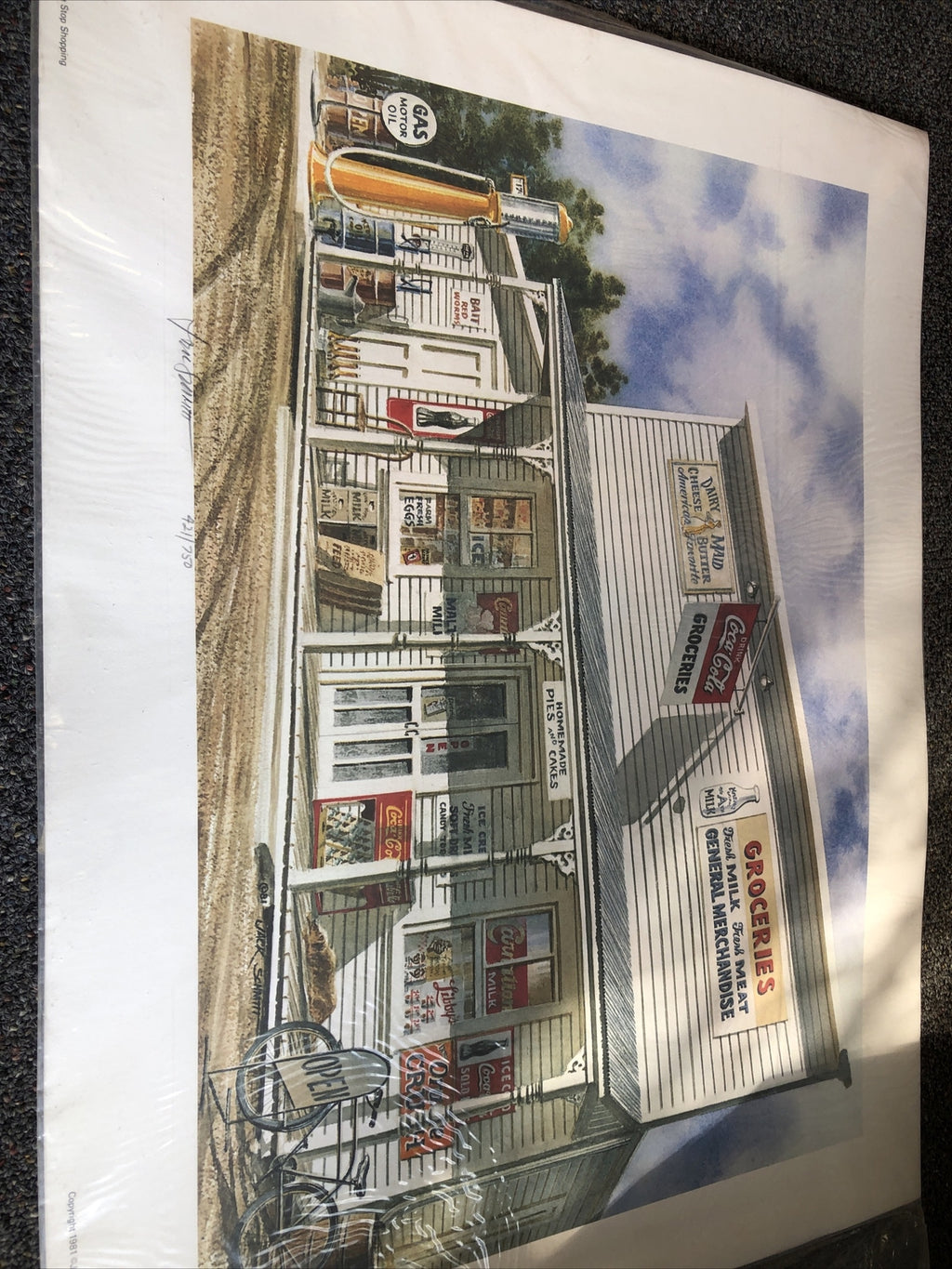 Rare Vintage One Stop Shopping Signed By Jack Schmitt Limited Editions 421/7503