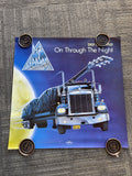 #182 1980 DEF LEPPARD On Through The Night Record Store Promo Poster 24” X 24”0