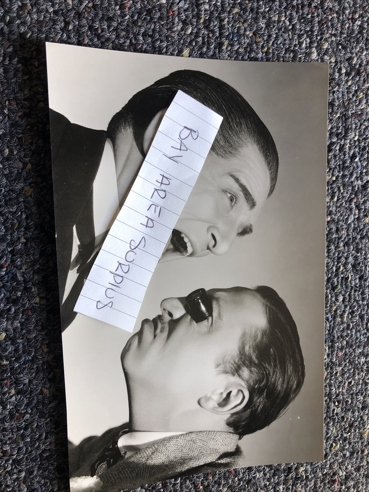 RARE Original Photo Of Edward Everett Horton & Micha Aver 7.5”x5”0